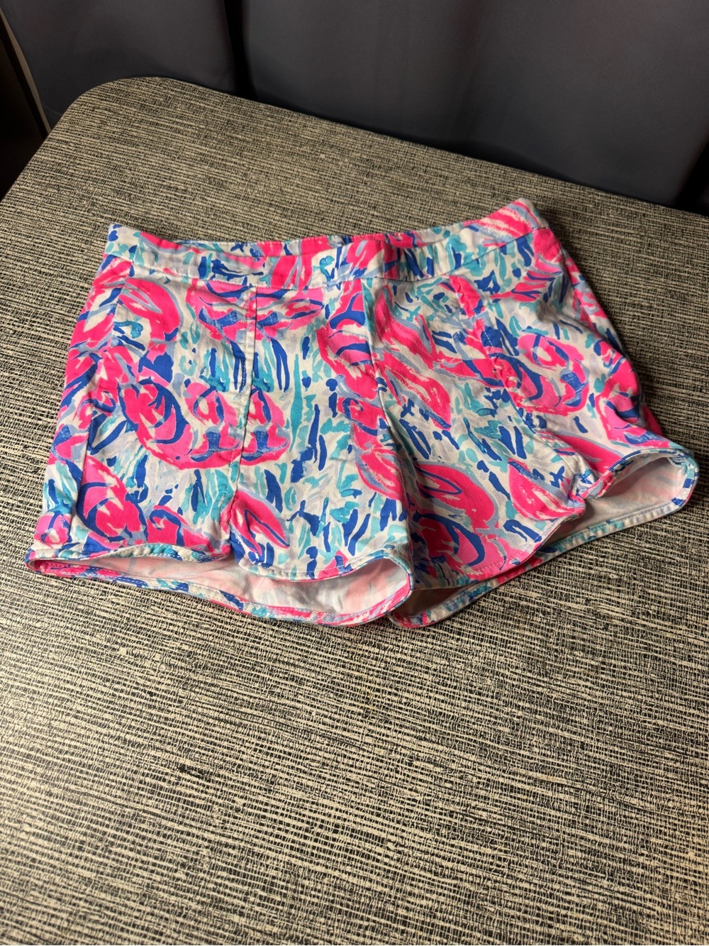 Lilly Pulitzer Pink and Blue Lobster Shorts